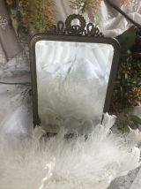 Miroir de table en laiton