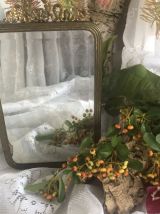 Miroir de table en laiton