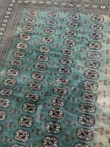 Tapis vintage Ouzbek Bukhara fait main, 1B893