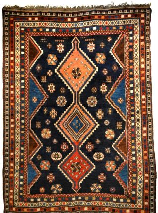Tapis ancien Persan Loristan fait main, 1P03