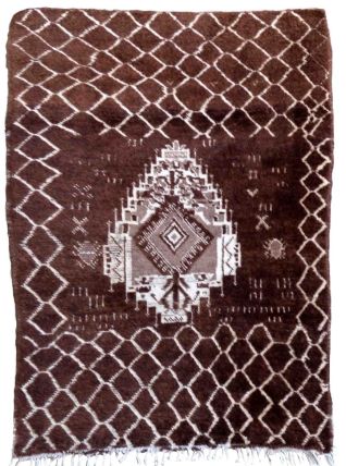Tapis ancien Marocain Berber fait main, 1P06