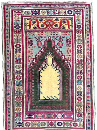 Tapis ancien Turc Kersheir fait main, 1P25