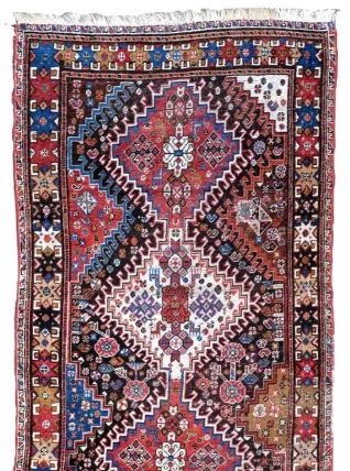 Tapis ancien Persan Gashkai fait main, 1P34