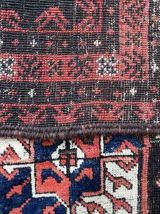 Tapis ancien Afghan Baluch fait main, 1P35