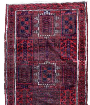 Tapis ancien Afghan Baluch fait main, 1P36