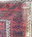 Tapis ancien Afghan Baluch fait main, 1P36