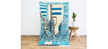 157x92cm Tapis berbere marocain 