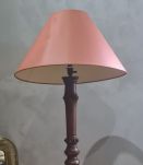lampadaire   bois massif 1930 a 40  art deco  style brutalis