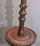 lampadaire   bois massif 1930 a 40  art deco  style brutalis