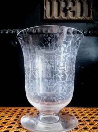 Baccarat vase Michelange art déco