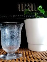 Baccarat vase Michelange art déco
