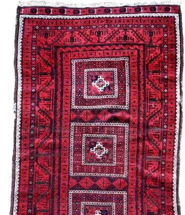 Tapis ancien Afghan Baluch fait main, 1P48