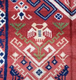 Tapis ancien Espagnol Savonnerie fait main, 1P55