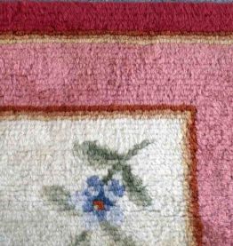 Tapis ancien Français Savonnerie fait main, 1P61