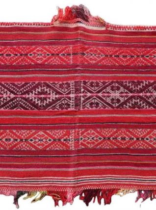 Tapis ancien Péruvien fait main, 1P63