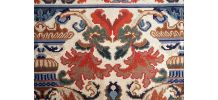 Tapis vintage Portugal Arraiolos fait main, 1P66