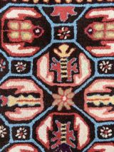 Tapis vintage Français Savonnerie fait main, 1P69
