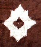 Tapis vintage Persan Angora fait main, 1P74