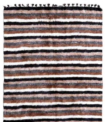 Tapis vintage Persan Angora fait main, 1P76