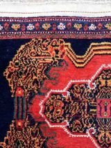 Tapis vintage Persan Senneh fait main, 1P78