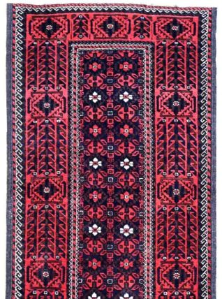 Tapis ancien Afghan Baluch fait main, 1P81