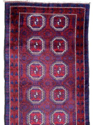 Tapis ancien Afghan Baluch fait main, 1P84