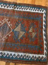 Tapis vintage Caucasien Kazak fait main, 1B899