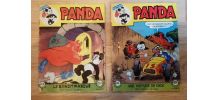 Lot de 2 anciennes revues BD, Panda, de 1958