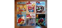 Lot de 6 numéros anciens du magazine Spirou