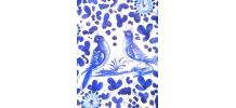 Plat aux oiseaux en faïence de Deruta, Italie