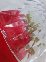 Coupe  en verre cisele Duralex