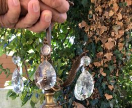 Lustre pampilles 5 ampoules