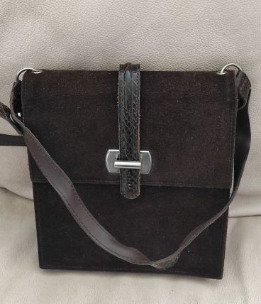 Sac à main daim 70's