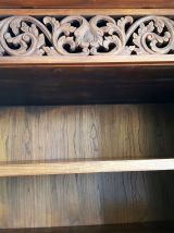 Armoire sculptée main - bois massif - pièce unique