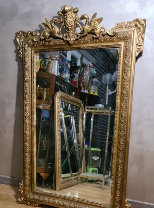  superbe Miroir Napoléon III Antique avant 1890  traces d us