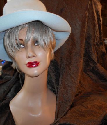 CHAPEAU CAPELINE NAF NAF ANNEE 1960 VINTAGE T 56-57