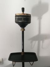Cendrier à poussoir sur pied vintage 