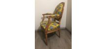 Fauteuil médaillon style 