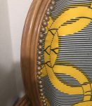 Fauteuil médaillon style 