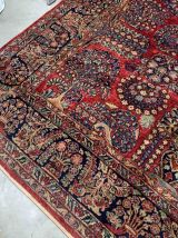 Tapis ancien Persan Sarouk fait main, 1B907
