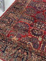 Tapis ancien Persan Sarouk fait main, 1B907