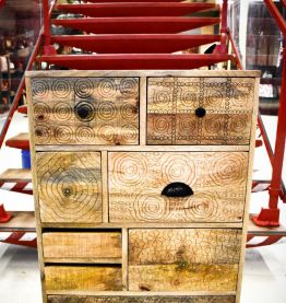 commode de rangement 8 tiroirs
