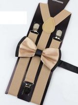 Nœud papillon plus bretelle assorti  100% neuf pour adul