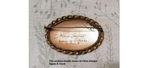 En très bon état belle broche en émaux art déco vintage 