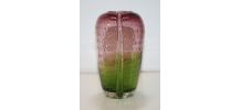 Vase vintage soufflé fraise 