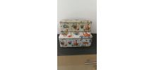 Duo de boîtes en métal Vintage 