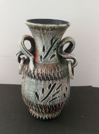 Petit vase multicolore à poser 
