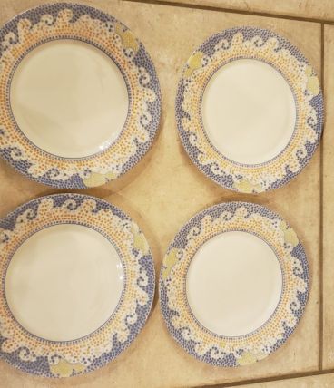 Lot de 4 assiettes à dessert 19.5cm Arcopal 