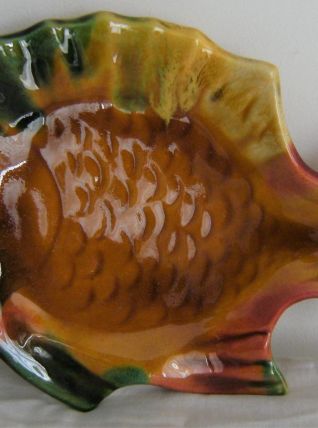 vide poche zoomorphe poisson céramique  VALLAURIS 