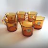 6 tasses à café Duralex ambre 